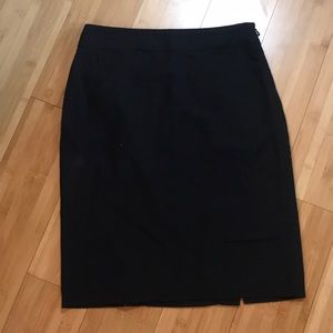 Banana Republic black pencil skirt
